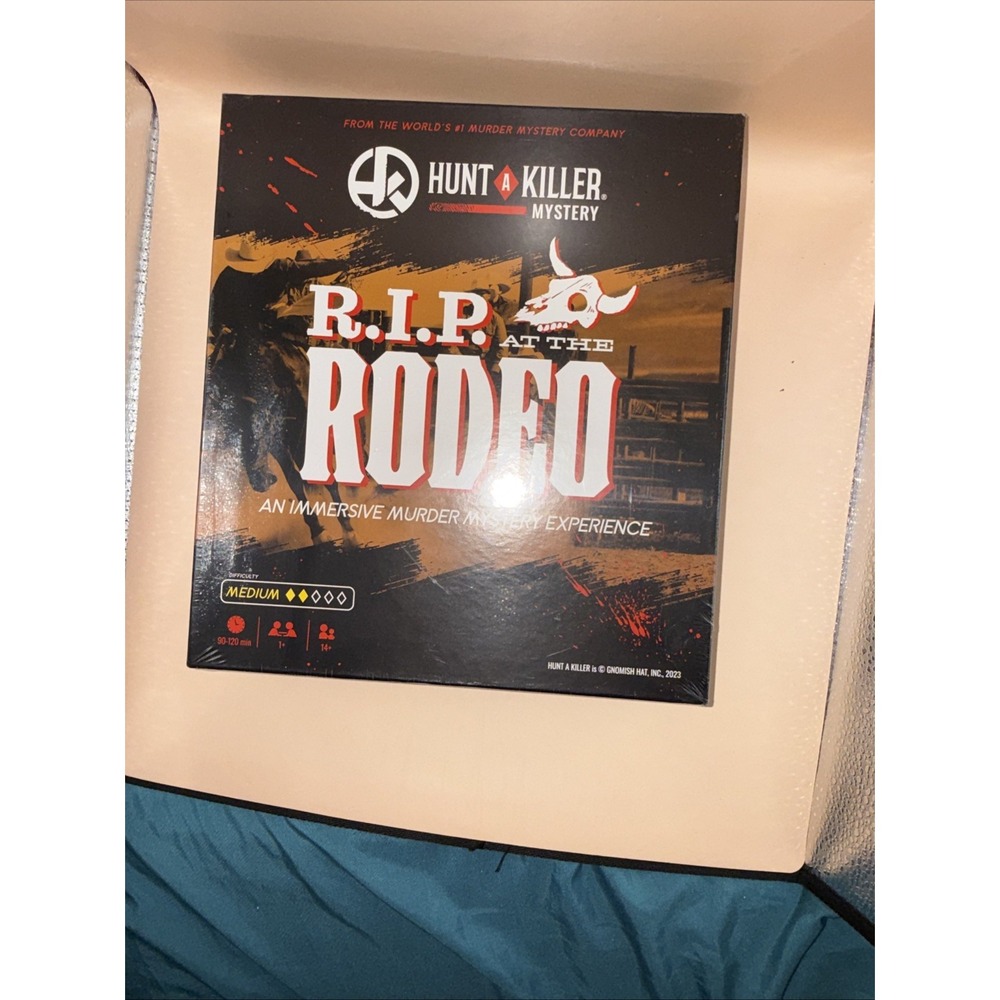 Hunt a Killer Mystery Game R.I.P. at the Rodeo NEW/SEALED